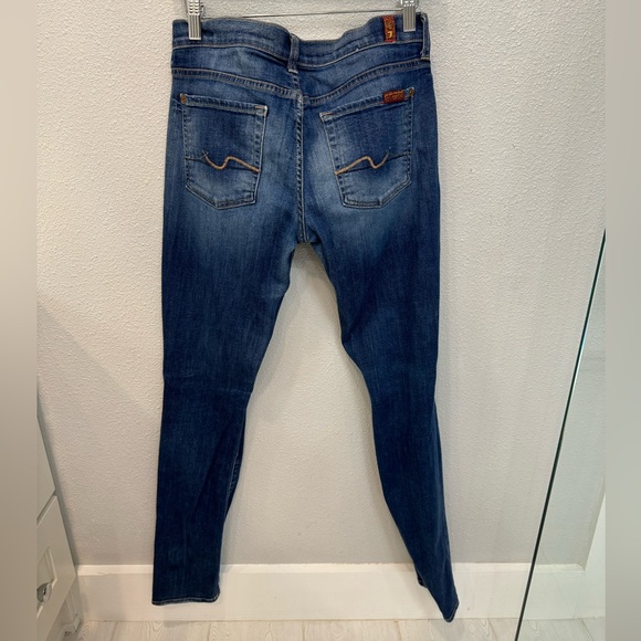 7 For All Mankind Low Rise Skinny Jeans size 29 - Picture 5 of 5